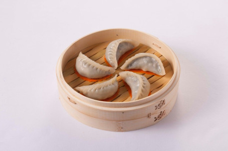 Tiān Jīn Huā Sù Zhēng Jiǎo (4Zhī Steamed Minced Vegetables Dumplings (4Pcs