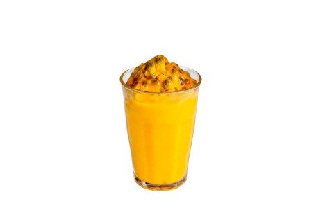 Fresh Mango Passionfruit Smoothies Máng Guǒ Rè Qíng Guǒ Shā Bīng