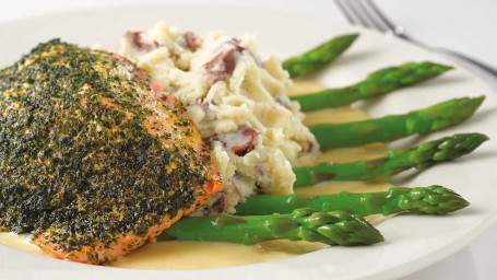 Lunch Herb Crusted Fillet Of Salmon