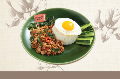 Meat Zero Minced Pork Fried Egg With Jasmine Rice Pāo Zhū Yǐn Ròu Suì Jiān Dàn Fàn