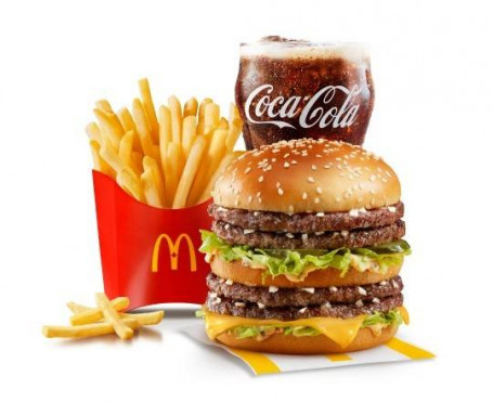 Doppelte Big-Mac-Mehrwertmahlzeit [870-1300 Kalorien]