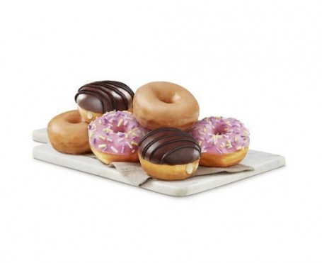 6 Kleine Donuts Sortiert [1110,0 Kalorien]
