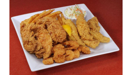 Chicken Tender-Ocean Perch-Shrimp Combo [Pick3]