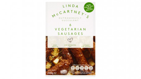 Linda McCartneys 6 vegetarische Würstchen 270g