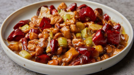 Spicy Kung Po Diced Chicken Gōng Bǎo Jī Dīng