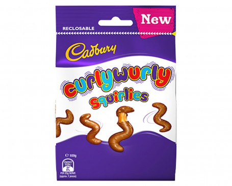 Cadbury Curly Wurly Squirlies Beutel 110G