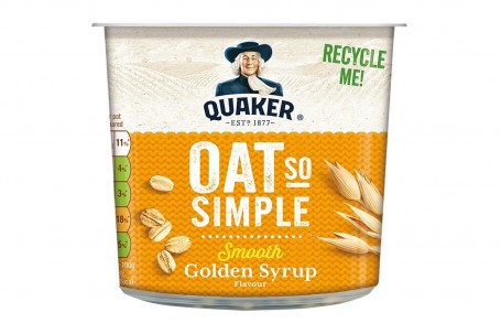 Quaker Oat So Simple Golden Syrup Porridge Pot 57G