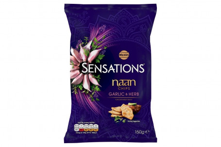 Sensations Naan Garlic Herb 150G