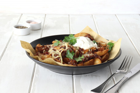 Wedges Mit Sweet Chilli Pulled Beef (6600 Kj)