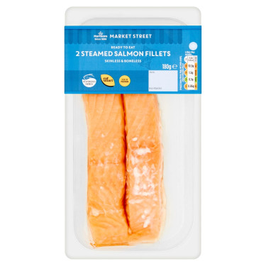 Morrisons Gedämpfte Lachsfilets 180G