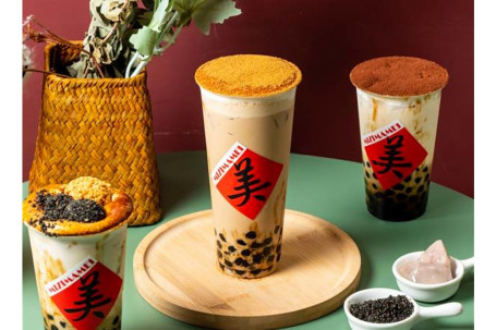 Ā Měi Zhēn Zhū Nǎi Chá Ah Mei Boba Caramel Milk Tea