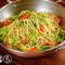 Espaguete com vegetais (Vegano e sem lactose)