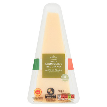 Morrisons Italienischer Parmigiano Reggiano Käse 200g
