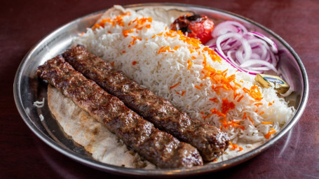 Beef Koubideh On Lavash