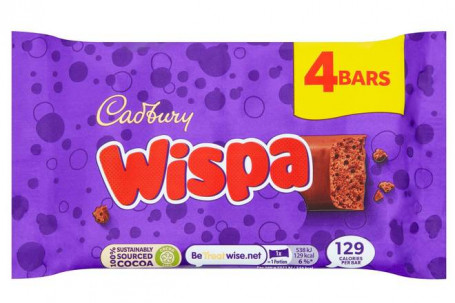 Cadbury Wispa 4 Pk