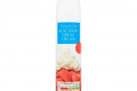 Discover The Choice Real Dairy Spray Cream 250G