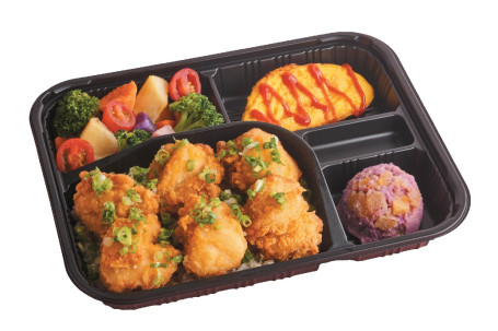 Táng Yáng Jī Biàn Dāng Karaage Bento