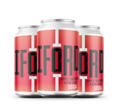 Ilford Apple Raspberry Soda