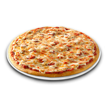 Pizza Margherita [4-Ecken, 26cm x 26cm]