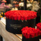 Extra Large 125 Red Roses Round Box