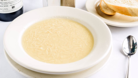 Homemade Avgolemono Soup Or Soup Of The Day