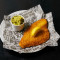 Plaice in Breadcrumbs and Chips
