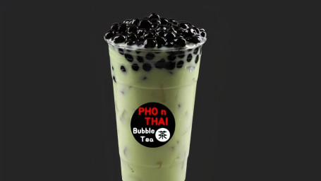 D2. Macha Green Coconut Milk Bubble Tea (Large, 24Oz)