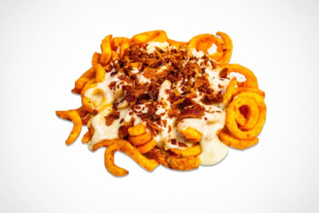 Speck Und Queso-Curly-Pommes