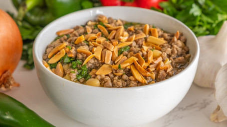 Fatteh With Meat And Almonds