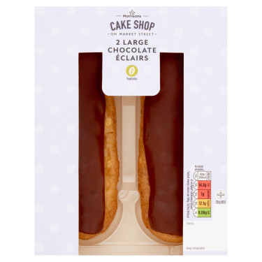 Morrisons Schokoladen-Eclairs 2Er-Pack