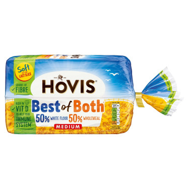 Hovis Best Of Both Mittelgroß Geschnittenes Brot 750G