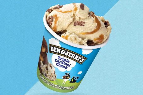 Ben Jerry Rsquo;S Triple Caramel Chunk Pint 458Ml