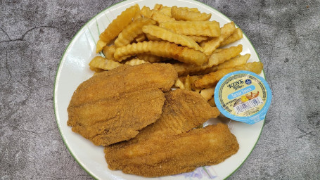 2Pc Tilapia Fish W/ French Fries