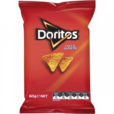Doritos Corn Chips Cheese Supreme 60G