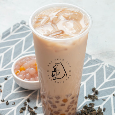 Xiǎo Yù Yuán Tàn Bèi Ná Tiě Tieguanyin Latte With Taro Balls