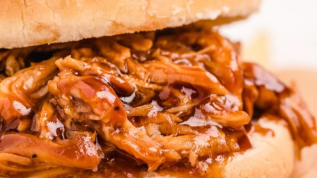 Pulled Smoked Chicken Bbq Sandwich