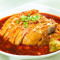 Chicken with chilli oil and garlic sauce （Cold) kǒu shuǐ jī