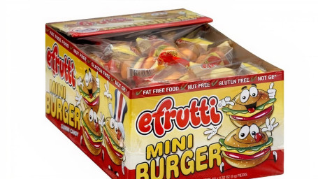 5 For $1 Efrutti Gummi Candy, Mini Burger