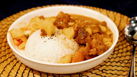 Braised Beef Brisket Rice Bowl Hóng Shāo Niú Nǎn Gài Fàn