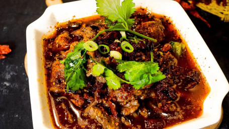 Szechuan Style Shredded Pork Shuǐ Zhǔ Niú Ròu