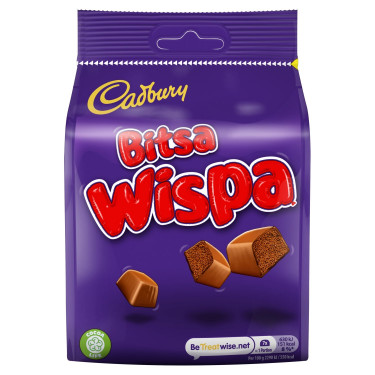 Cadbury Chocolate Bitsa Wispa 110G