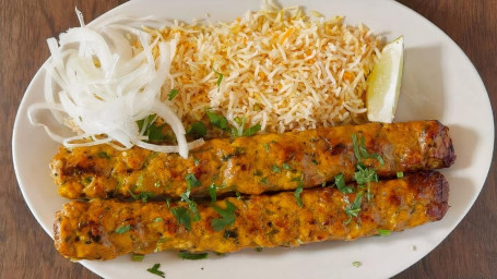 Frontier Chicken Rice/Chicken Seekh Kabab