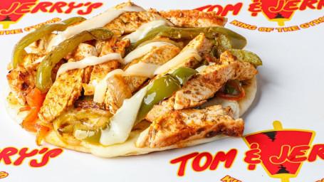 Chicken Fajitas On Pita