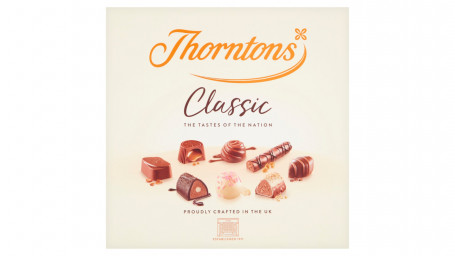 Thorntons Klassische Milch-, Dunkle, Weiße Schokolade 262G