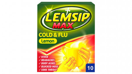 Lemsip Max Erkältungsgrippe Zitrone 10 Beutel