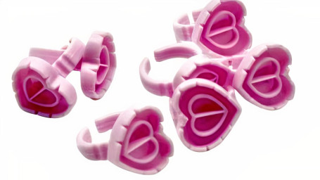 Pink Heart Glue Ring