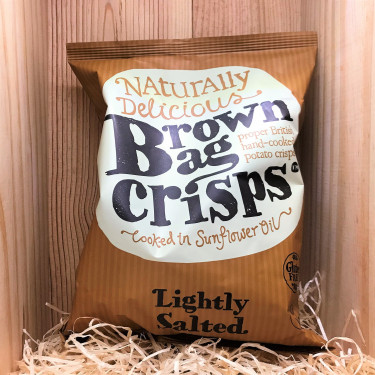 Brown Bag Ready Salted Crisps 150G Bag