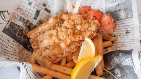 Fried Lobster Tails (2) Basket