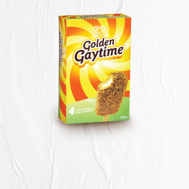 Golden Gaytime Reg; 4 Packung