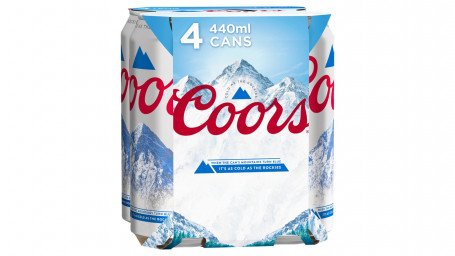 Coors Light Lager 4 X 440 Ml